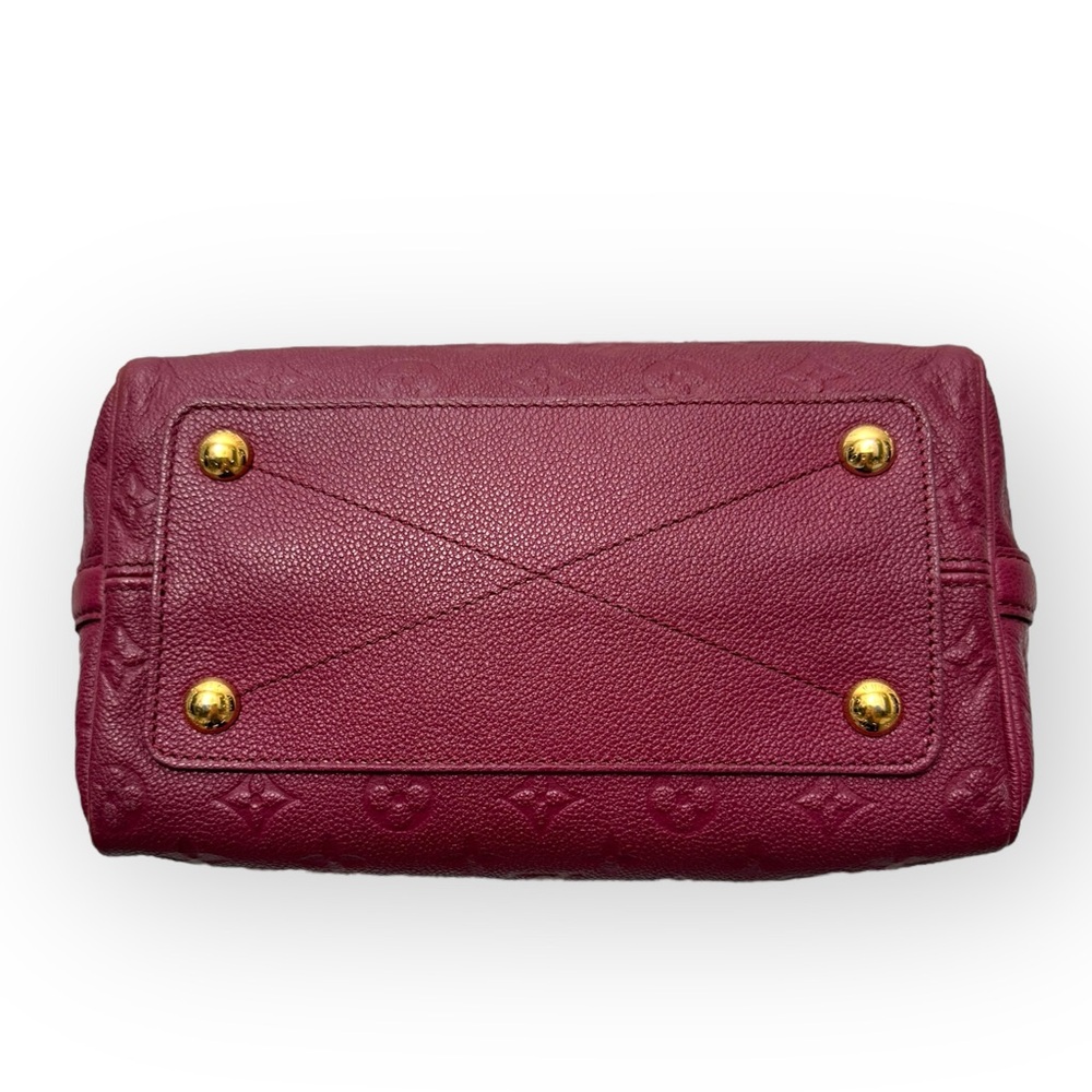 (SOLD) LOUIS VUITTON Empreinte Speedy Bandouliere 25 Two-Way Bag w/COA, Aurore - Picture 6 of 16